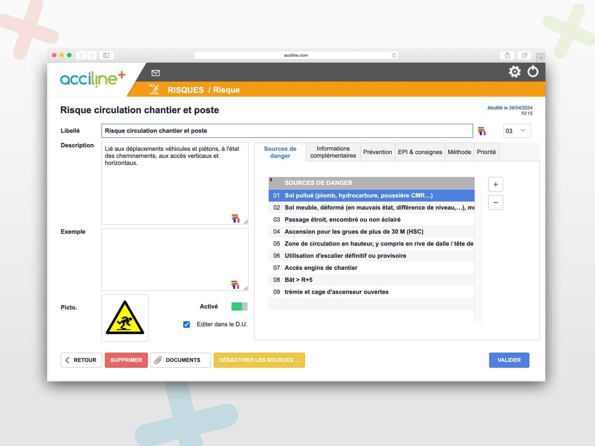 Automatisation du DUERP