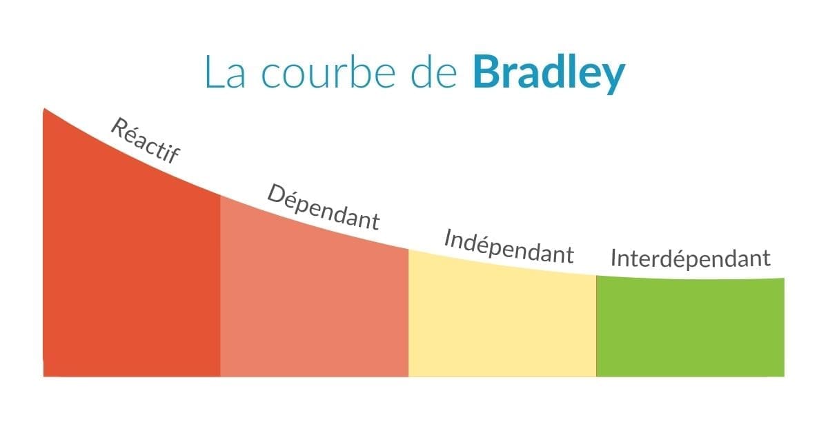 La courbe de Bradley, 4 étapes